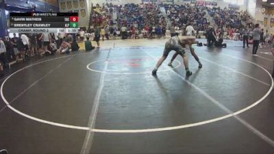 138 lbs Champ. Round 3 - Brentley Crawley, Alpha vs Gavin Matheis, Miami Wrestling Club