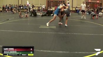 145 lbs Cons. Semi - Rocco Negron, Myland Wrestling Academy vs Luke Yorke, Gorilla Grapplers