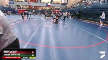 138 lbs Quarterfinal - Aniyea Dickerson, Klein Collins vs Emma LaCount, Conroe Caney Creek