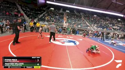 59 lbs Semifinal - Barrett Ehrich, Gladiator Wrestling Academy vs Larry Clark, Cowboy Kids Wrestling Club