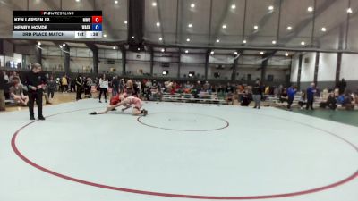 Junior FK - 215 lbs 3rd Place Match - Ken Larsen Jr., Mukilteo Wrestling Club vs Henry Hovde, Washington