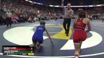 Semifinal - Maycee Peacher, Bennington Girls vs Gloria Flores, SSC Girls