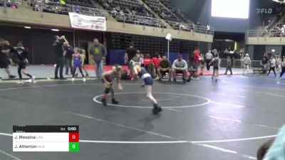 50 lbs Final - Johnny Messina, Lincoln Park, NJ vs Jase Atherton, Milroy, PA