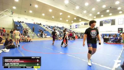 175 lbs Semifinal - Alex Pichette, Portola High School Wrestling vs Ashton Lassig, Temecula Valley High School