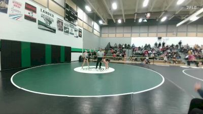 100 lbs Champ. Round 2 - Aubry Scott, Thunder Ridge vs Reegan Mathis, Laramie