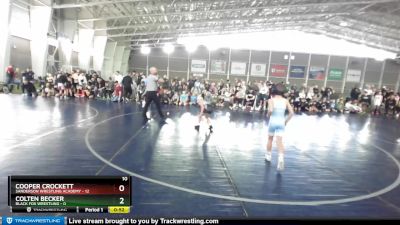 67 lbs Round 1 (4 Team) - Easton Carlson, Sanderson Wrestling Academy vs Braxton Berninzoni, Black Fox Wrestling