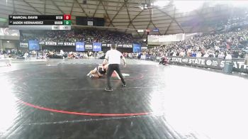 Boys 1B/2B 285 Cons. Round 3 - Jaden Hernandez, Warden vs Marcial Davis, Lind-Ritzville