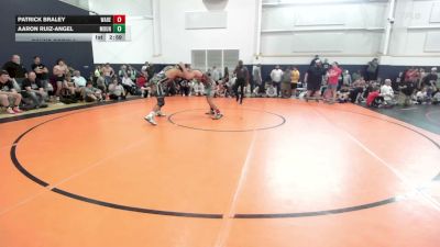 220 lbs Round Robin 1 - Patrick Braley, Warehouse Warriors - HS vs Aaron Ruiz-Angel, Mount Airy - HS