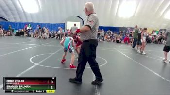 84 lbs Round 4 (8 Team) - Bradley Bauman, Rogue Wrestling vs Eddie Zeller, Killer Elite