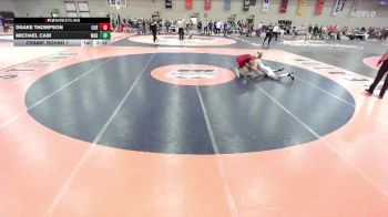 157 lbs Champ. Round 1 - Drake Thompson, Coe vs Michael Cain, Wabash