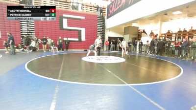 132 lbs Consi Of 8 #1 - Aedyn Mennell, Woburn vs Patrick Cloney, Tri-County