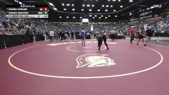 235 lbs Quarterfinal - Gianna Redcorn, Wichita-Kapaun Mt.Carmel Hs vs Kiarra Codling, Salina-Central Hs