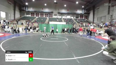 64 lbs Consi Of 8 #2 - Brody Bick, Pedraza Wrestling vs Carson Scott, Level Up Wrestling Center