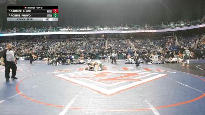 8A 132 lbs Cons. Semi - Gabriel Allen, Hoke County High School vs Robbie Provo, Leesville Road