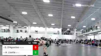 182 lbs Consi Of 8 #2 - Gabriel D'Agostino, Plymouth South vs Alexander Lizotte, Billerica