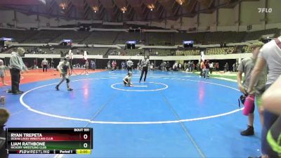 National 6-8 95 5th Place Match - Liam Rathbone, Hickory Wrestling Club vs Ryan Trepeta, Ocean Lakes Wrestling Club