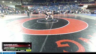 165 lbs Cons. Round 2 - Alexander Scott, Whatcom Wrestling Academy vs Logan Torset, Steelclaw Wrestling Club