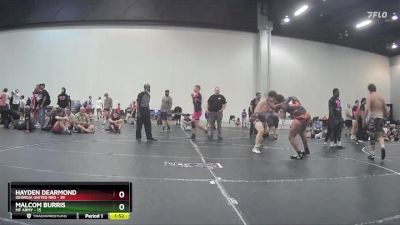 215 lbs Placement (4 Team) - Hayden Dearmond, Georgia United Red vs Malcom Burris, MF Army