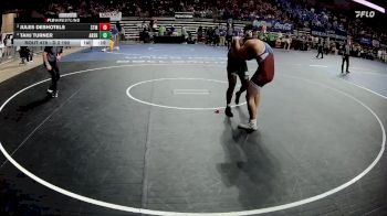 D 2 190 lbs 3rd Place Match - Tahj Turner, Archbishop Shaw vs Jules Deshotels, St. Thomas More