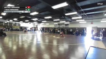 150 lbs Champ. Round 2 - Isaac Hernandez, Valley View vs Mitchell Hernandez, Palm Desert