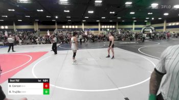 156 lbs Quarterfinal - Brayden Carson, Silverback WC vs Richard Trujillo, Canyon Springs WC