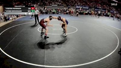 D 2 132 lbs Quarterfinal - Foster Peterson, St. Thomas More vs Ayden Broussard, Rayne