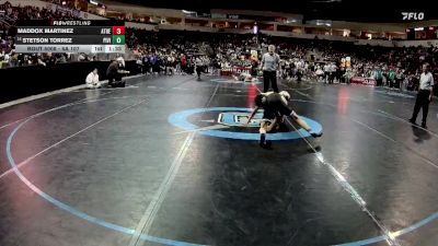 5A 114 lbs Champ. Round 1 - Urijah Garza, Volcano Vista vs Brandon Chavez, Los Lunas