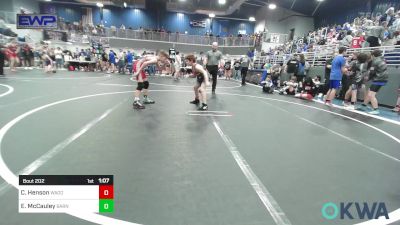 84 lbs Quarterfinal - Case Henson, Wagoner Takedown Club vs Easton McCauley, Barnsdall Youth Wrestling