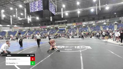 88 lbs Quarterfinal - Drake Gonzales, Steel City Reloaded vs Bentley Cusatis, 2tg