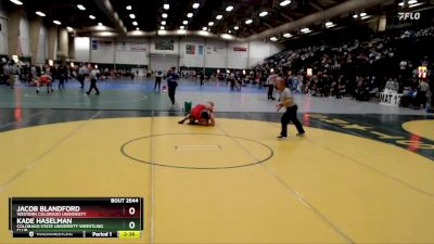 157 lbs Cons. Round 4 - Jacob Blandford, Western Colorado University vs Kade Haselman, Colorado State University Wrestling Club