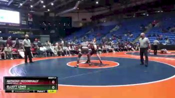 220 lbs Quarterfinals (8 Team) - Elliott Lewis, Chicago (Mt. Carmel) vs Anthony McCormally, Libertyville