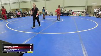 190 lbs Round 3 (6 Team) - Harmoni Callins, Oklahoma Blue vs Nichya Pemberton, South Carolina