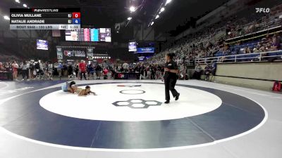 100 lbs Cons. Rd Of 64 - Olivia Mullane, NJ vs Natalie Andrade, NJ