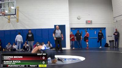 144 lbs Cons. Round 3 - Cooper Brown, Madison vs Kaikoa Racca, Mountain View