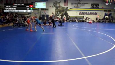 113 lbs Cons. Round 2 - Jarret Lynch, West Delaware, Manchester vs Wyatt Iburg, Clear Creek-Amana