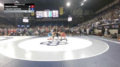 126 lbs Champ. Rd Of 128 - Timothy Hanna, Michigan vs Beckett Edstrom, Minnesota