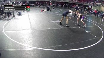 102 lbs Cons. Round 5 - Kael Stusse, Battle Creek vs Levi DeVetter, IronHawk Wrestling Academy