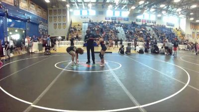100 lbs Semifinal - Yuri Caceres, Lincoln High School vs Rebecca Marin, Maximum Performance