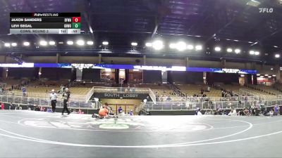 98 lbs Cons. Round 3 - Levi Segal, Grappling House Wrestling Club vs Jaxon Sanders, Black Flag Wrestling Academy