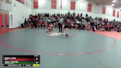 115 lbs Cons. Round 2 - Emma Traugh, Canton South vs Emma Long, Field
