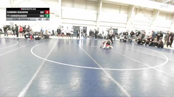 120 lbs Cons. Round 4 - Kamden Gleason, Uintah vs Ty Christiansen, Emery