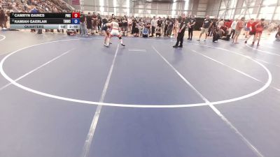 120 lbs Quarters - Camryn Daines, Prometheus Wrestling Club vs Kamiah Gaerlan, Thunder Mountain Wrestling Club
