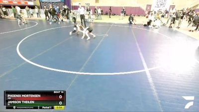 66-70 lbs Round 1 - Phoenix Mortensen, MN vs Jamison Theilen, IA