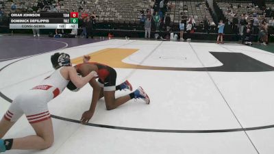 96-I lbs Consolation - Orian Johnson, Teaneck Wrestling vs Dominick DeFilippis, Yale Street