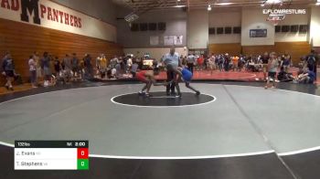 132 lbs Round Of 64 - Jaylei Evans, Nc vs Taron Stephens, Va