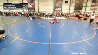 120 lbs Rr Rnd 3 - MJ Hileman, Indiana Outlaws White vs Griffin Tibai, Guardians Of The Great Lakes