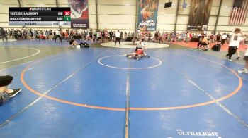 120 lbs Rr Rnd 3 - MJ Hileman, Indiana Outlaws White vs Griffin Tibai, Guardians Of The Great Lakes