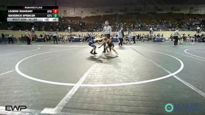 60 lbs 2nd Place - Legend Bigheart, Sperry Wrestling Club vs Maverick Spencer, Keystone Kids Wrestling Club