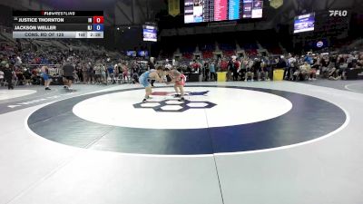 150 lbs Cons. Rd Of 128 - Justice Thornton, IN vs Jackson Weller, NJ