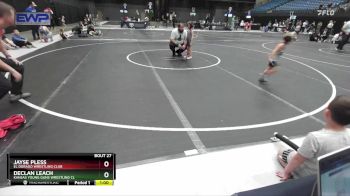 40 lbs Cons. Semi - Jayse Pless, El Dorado Wrestling Club vs Declan Leach, Kansas Young Guns Wrestling Cl